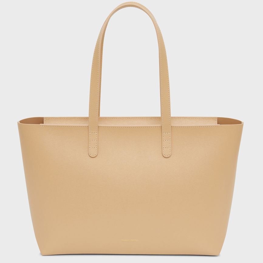 Women\'s Mansur Gavriel Small Zip Tote Bags Light Brown | AU 5M90RG